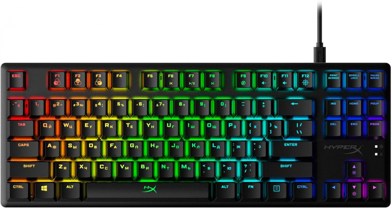 Игровая клавиатура HyperX Alloy Origins Core Red switches USB RGB (HX-KB7RDX-RU) | Компьютеры и офис