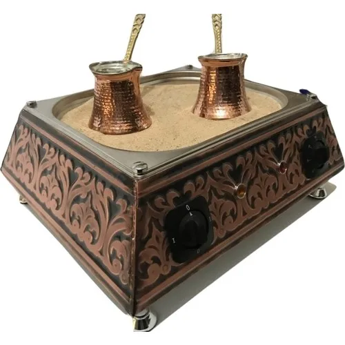 Медная кофемашина Happy Copper Kumda медный песок Турецкая Арабская электрическая