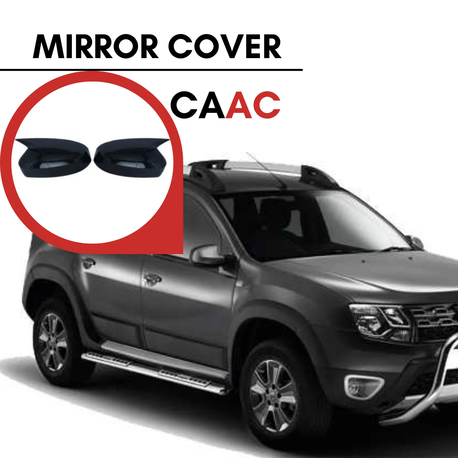 

FOR DACIA DUSTER 1 2010-2018 2 PCS BATMAN ABS PIANO BLACK SIDE MIRROR COVER PROTECTION DURABLE ACCESSORY MODEL NEW SEASON MODIFIED