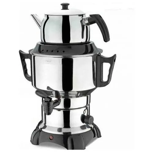 

Electric Samovar 4.5 L Kettle Making Hot Tea Brewing Traditional Delicious Teapot Made in Turkey