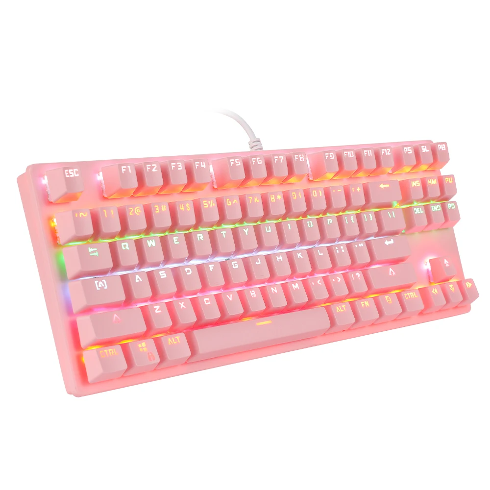 Для долговечной игры Клавиатура регулируемый электронный спортивный 82 ключи USB