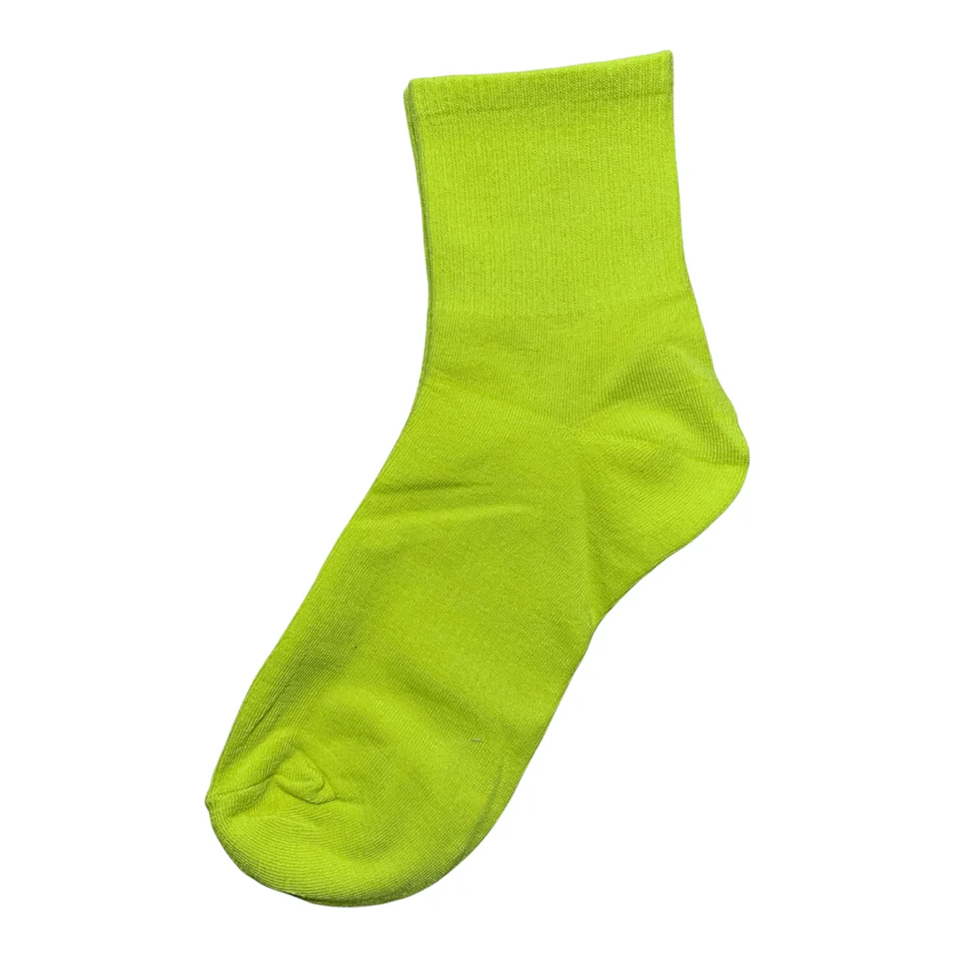 Носки женские комплект 2 пары 3 неоновые цвета повседневные яркие подарок |