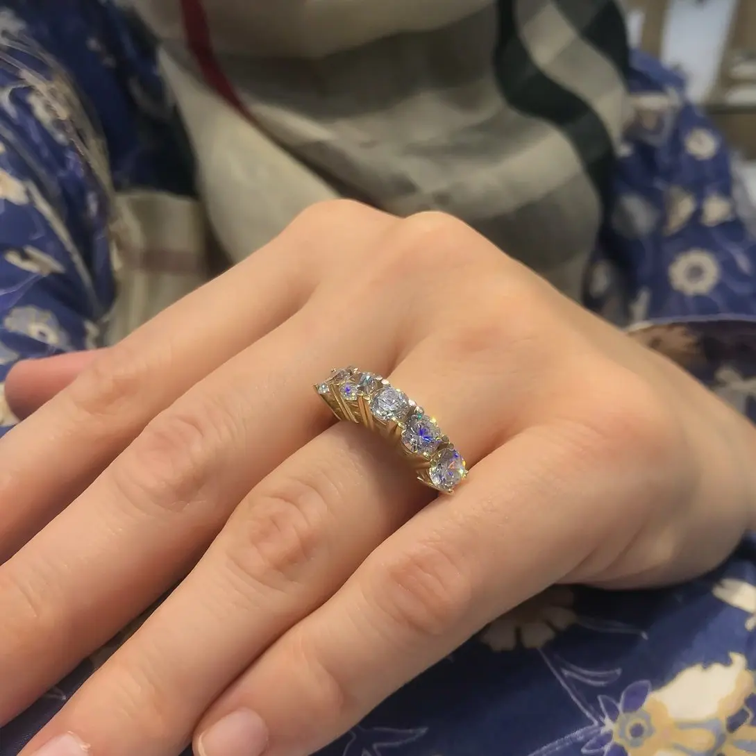 

Princess Crown Dibs Gold Wedding Band Ring