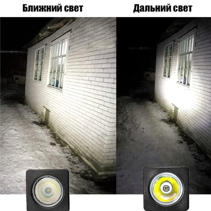 1 пара 10W 12 24V Светодиодные фары для Авто Автомобиль Внедорожник Грузовик Мотоцикл