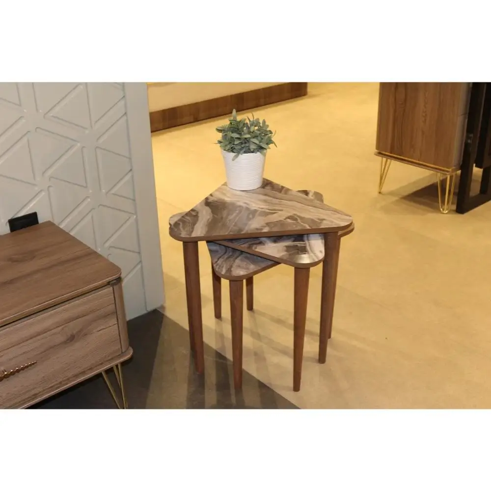 Сделано в Турции 3 шт. журнальные столики мраморные Мини Современные практичные