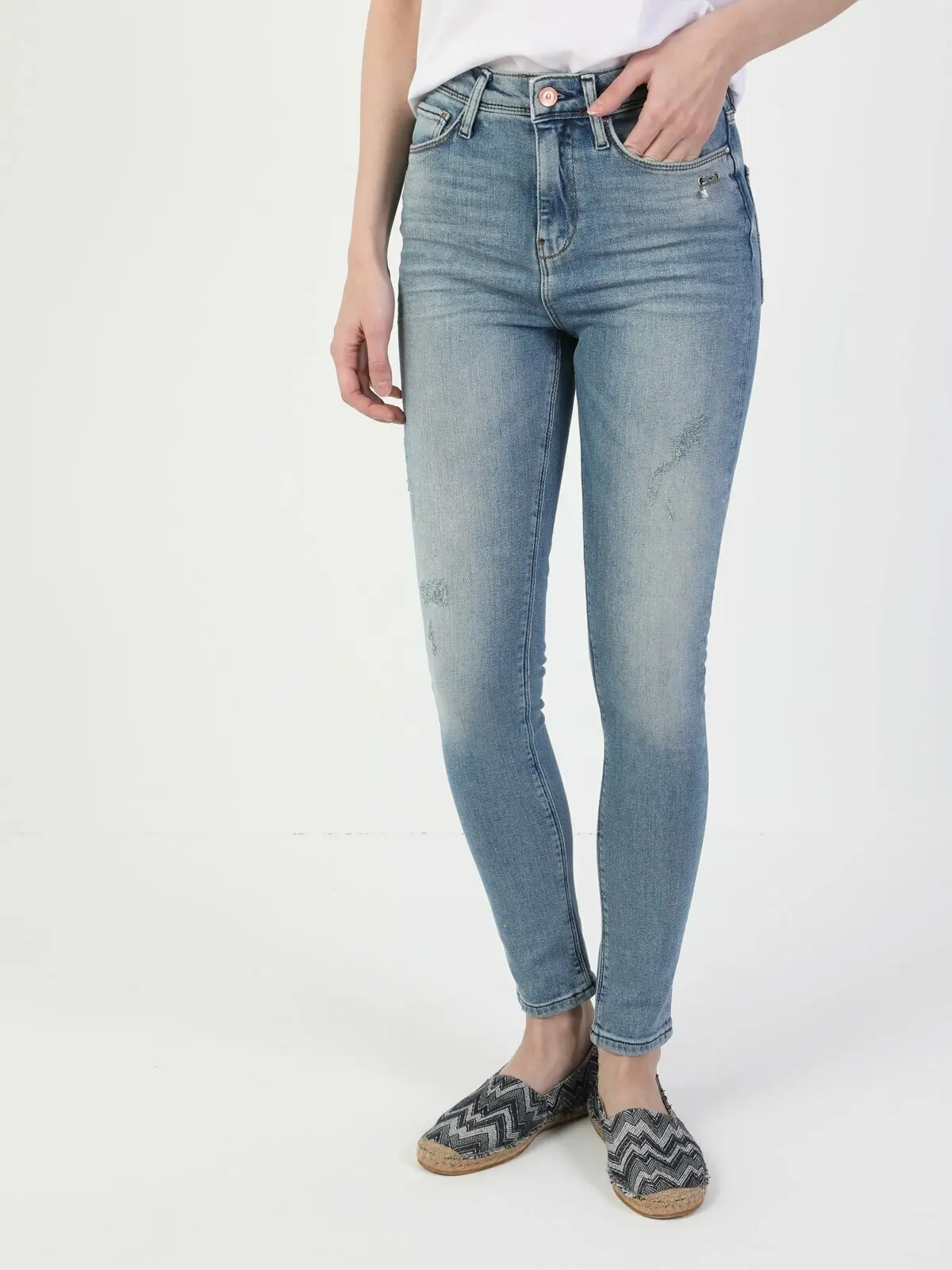 

Colins Woman 760 Dıana Super Slim FitSkinny Leg Jean Blue Pants women's trousers women's pants Trousers for women pants women,CL
