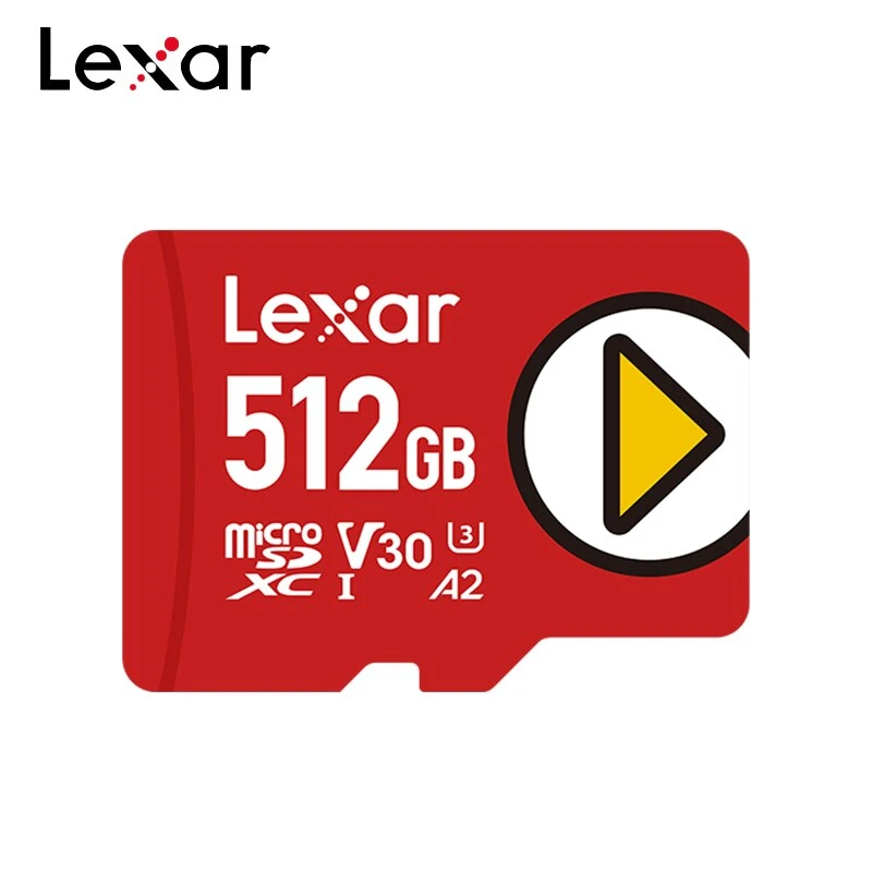 Карта памяти Lexar 512 ГБ 1 ТБ V30 U3 A2 PLAY Micro SDXC карта флэш-памяти C10 A1 256 TF-карта для