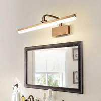 deyidn modern dimmable led mirror lamp rotatable vanity light fixtures chrome aluminum mirror lamp for bathroom restroom toilet