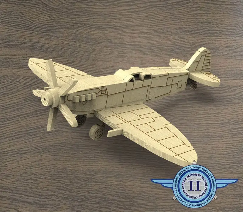Spitfire F Mk.XIVe самолет &quotАвиация ВОВ&quot Конструктор набор для сборки модель