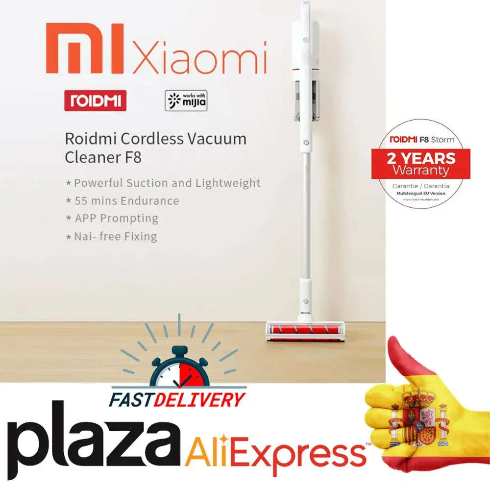 Xiaomi Roidmi F8 aspiradora inalas mbrica de mano para la alfombra del hogar colector polvo coche Filtro ciclón Bluetooth | Бытовая