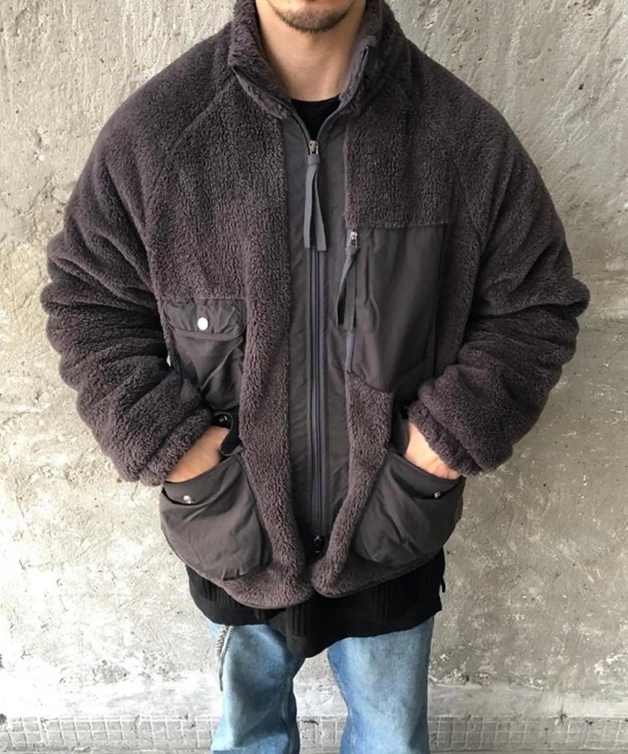 XS-6XL мужская повседневная куртка с несколькими карманами на молнии
