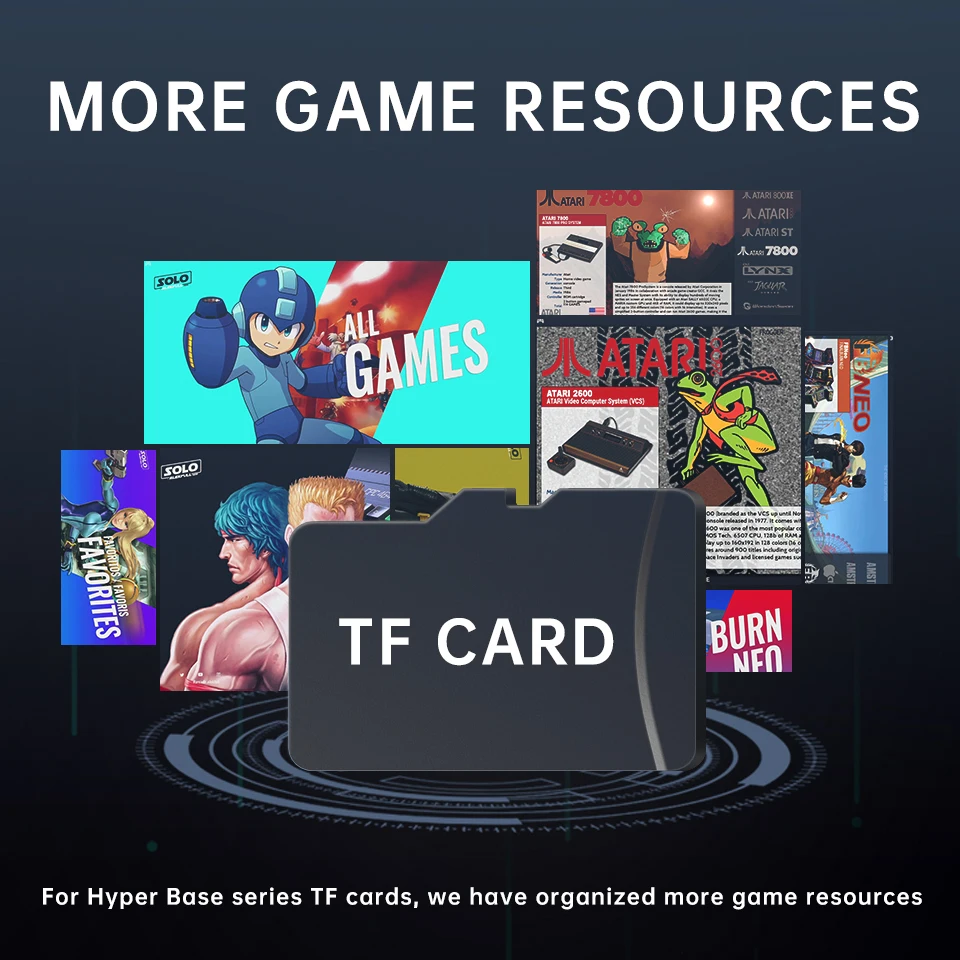 

TF Card Built-in 116,000+ Retro Games 70+ Emulators For MAME/PSP/PS1/N64/SS/SNES/DC Apply to S905X3 TV/Game Box Hyper Base R1/C1