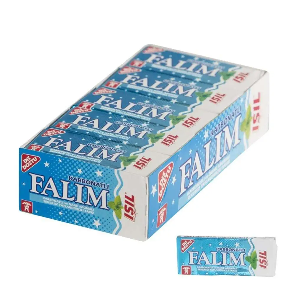 жвачка Жевательная резинка Falim First Big Babol Мастичная смола мята клубника арбуз