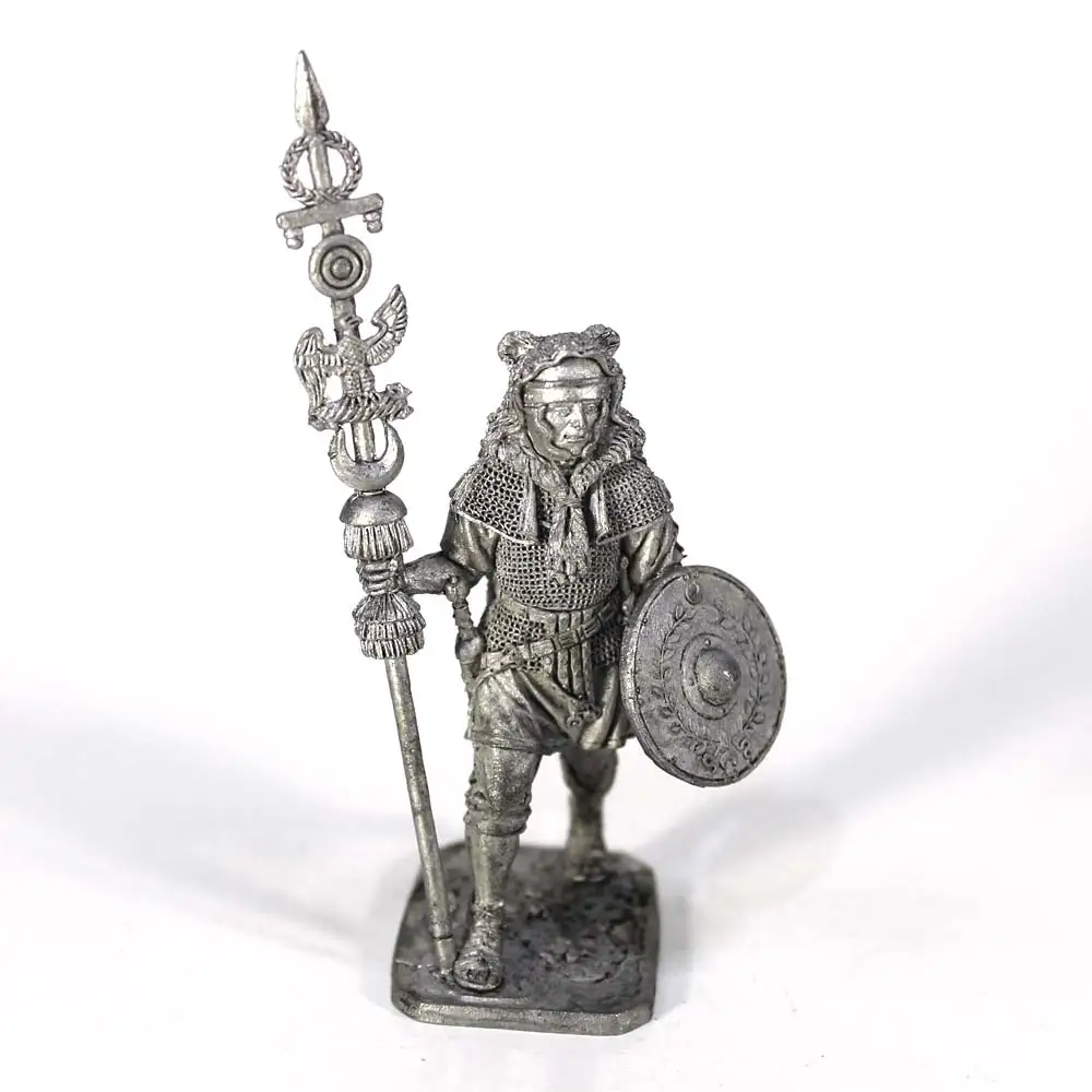 Сигнифер вспомогательной когорты Рим 1-2 вв нашей эры - оловянный солдатик фигурка