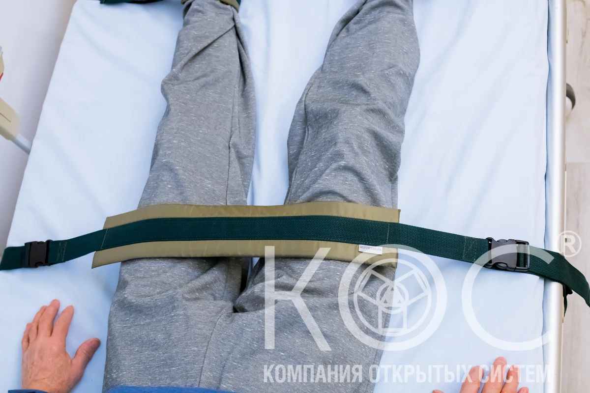 Фиксирующий ремешок на запястье и лодыжку 2 шт. с фастексами реабилитация помощь