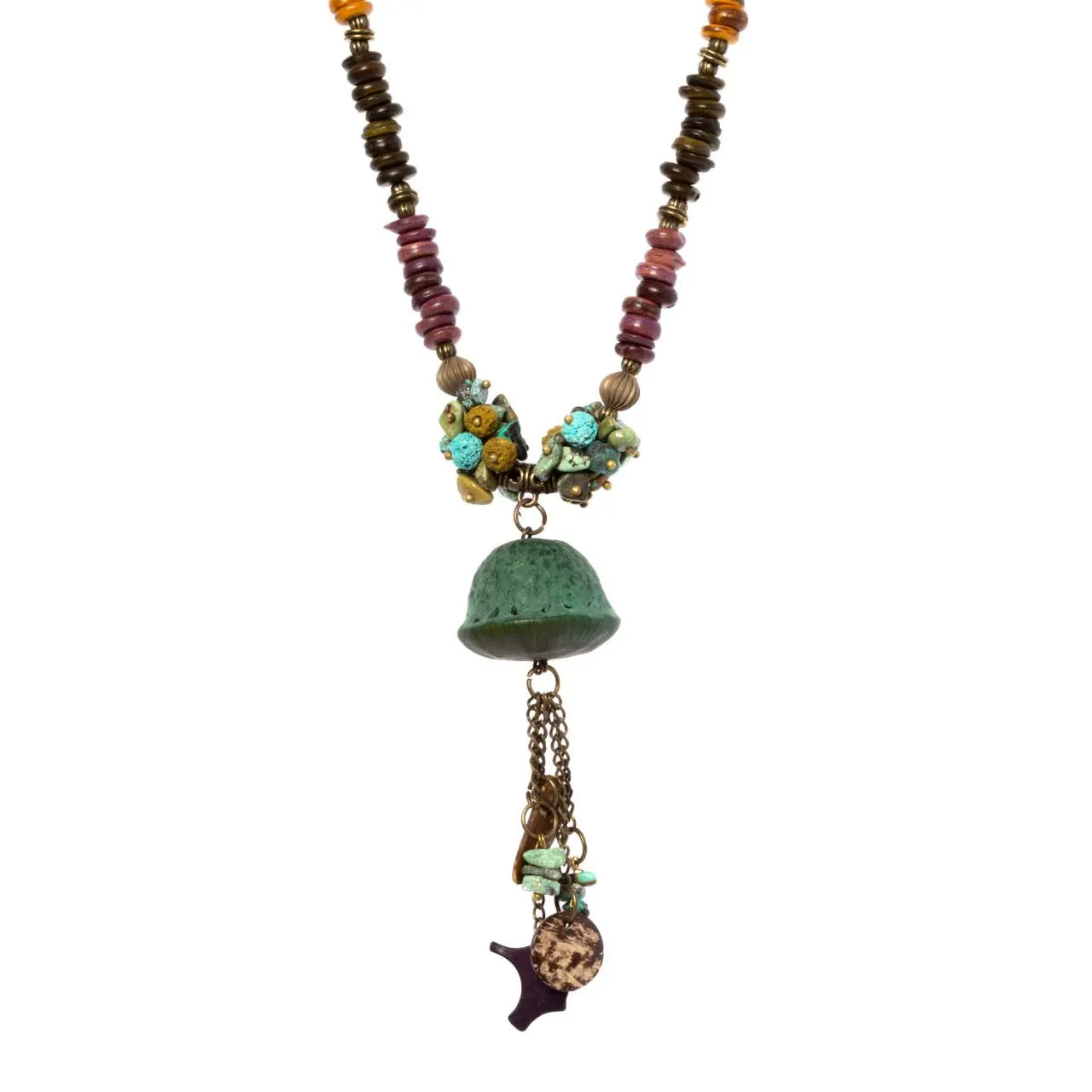 

Ethnic Style All Season Handmade Native Necklace Folk Jewelry - K109
