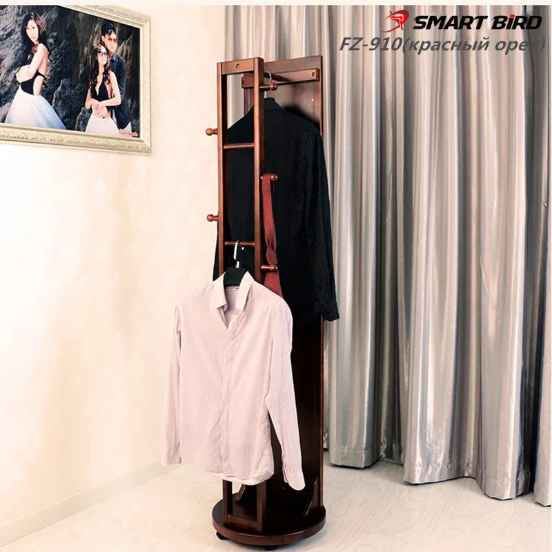 Зеркало напольное вешалка для одежды в прихожей дубовая древесина FZ-910 | Мебель