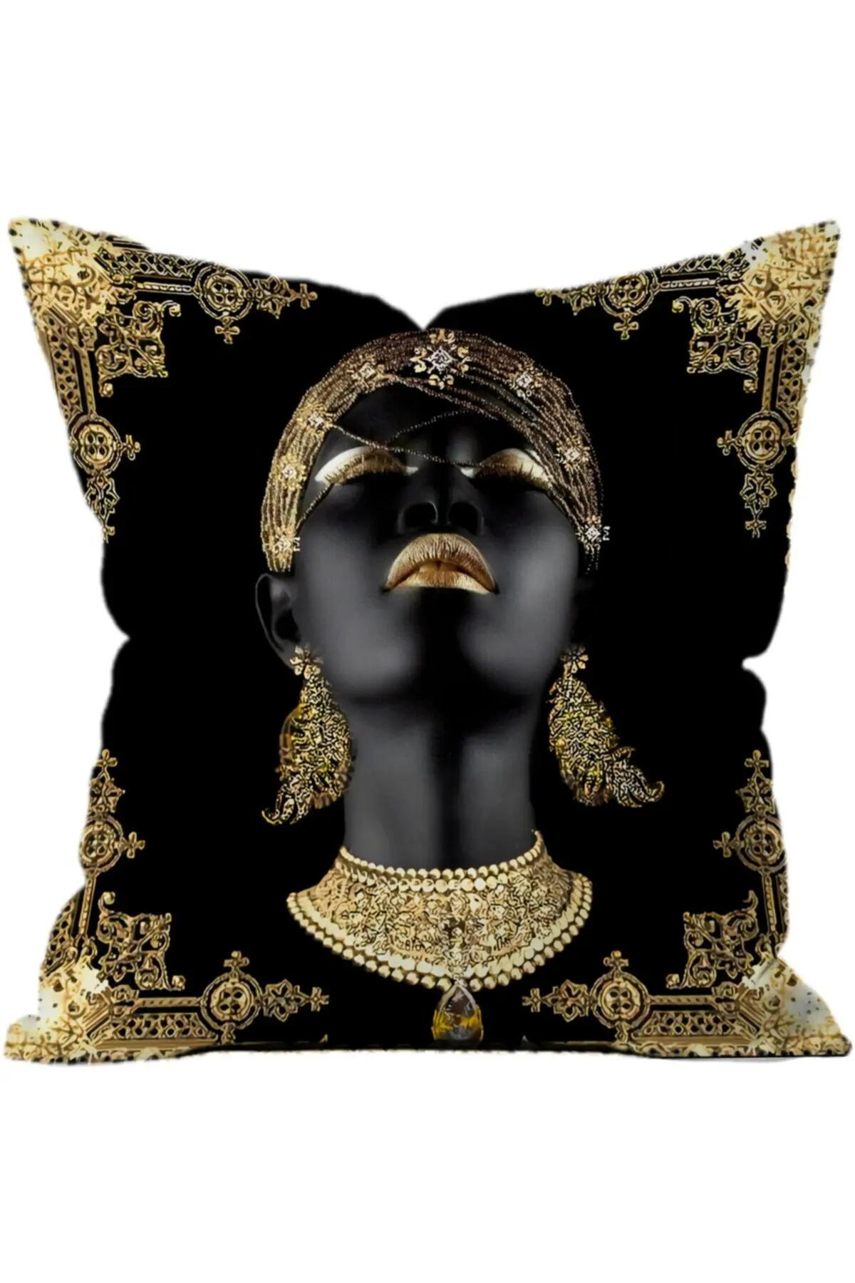 

African Woman Modern Sofa Pillowcase 45x45 Set of 2