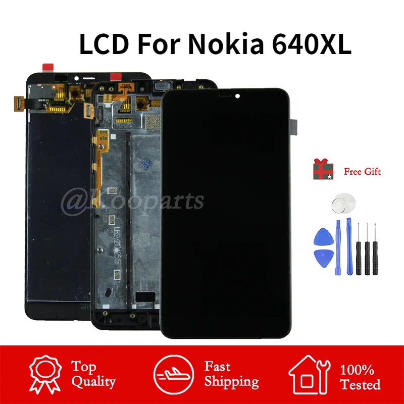 Оригинальный сменный ЖК-дисплей для Nokia Lumia 640 XL 640XL сенсорный экран дигитайзер в