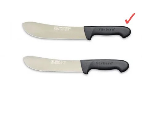

61119 Professional High Quality Stainless Forged Kitchen Chef Tool Accessories Meat Steak Butcher Surbisa Made's Turkey