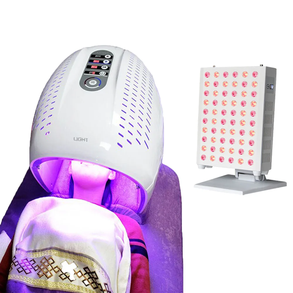 IDEAREDLIGHT 7 Color PDT LED Photon Mask Red Light Therapy Panel Face Neck Anti Wrinkle Facial Anti Aging Skin Care Salon