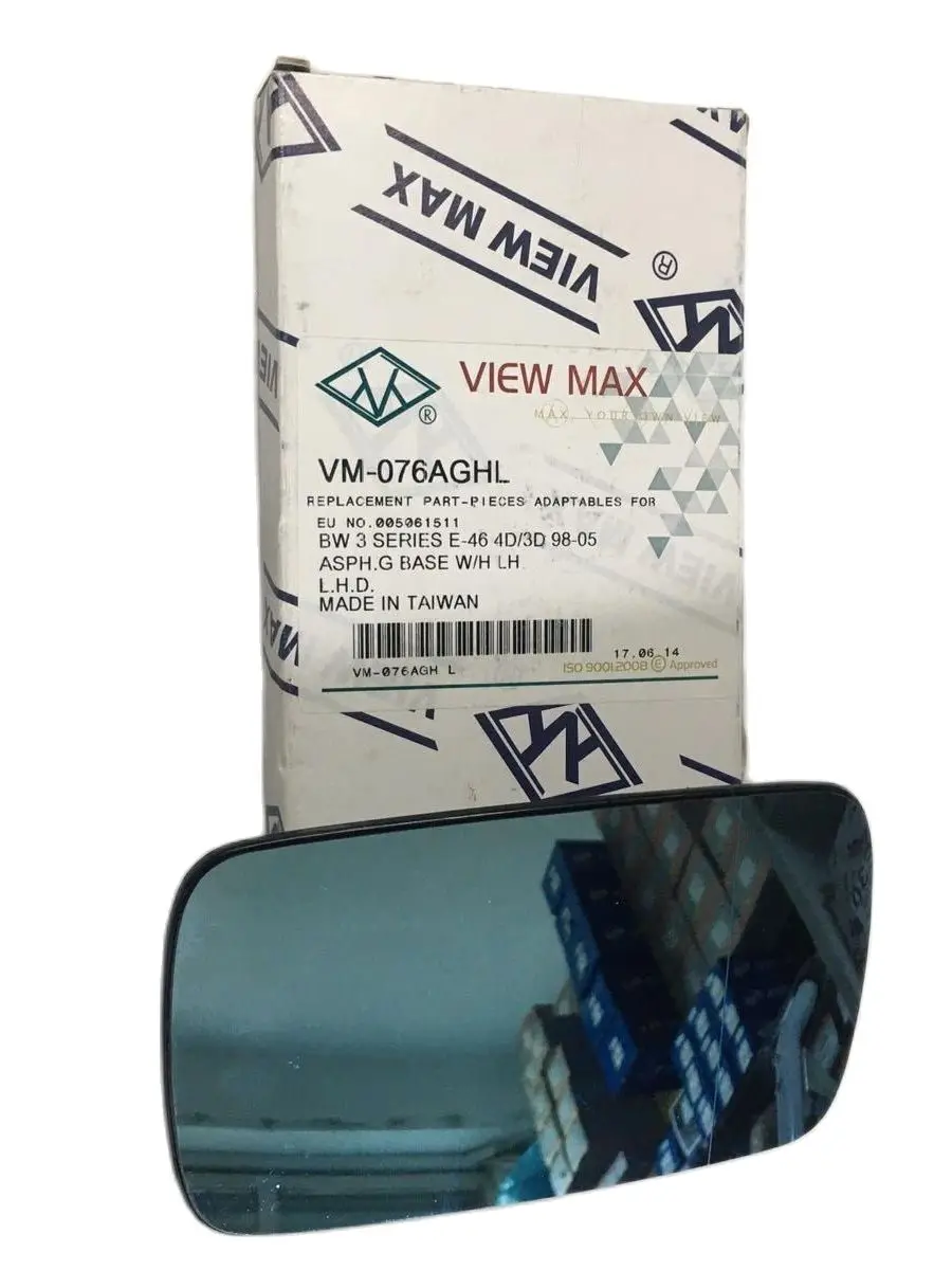 

VİEW MAX - Door Mirror Glass - Left (for BMW:E46) (OEM No:51168119724)