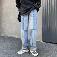 patchwork jeans denim oversize womens mens fashion jean vintage y2k man pants baggy trendyol trousers streetwear high street