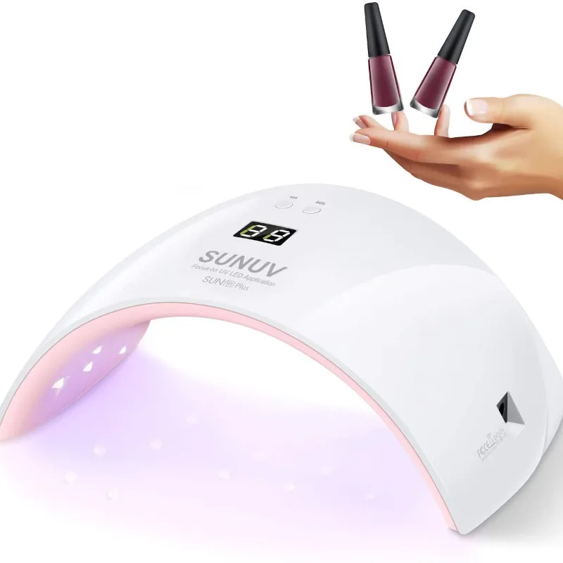 UV-LED лампа SUNUV SUN9x Plus для маникюра и педикюра высушивания гелевых лаков (36 Вт 18