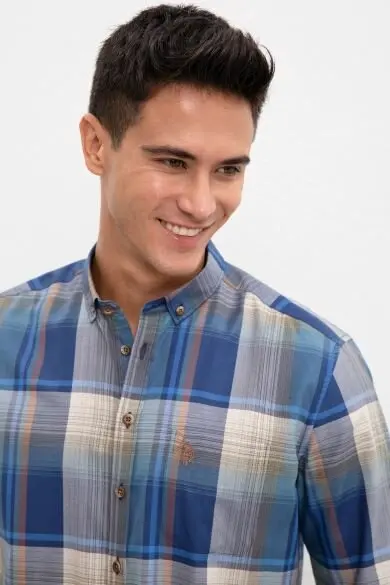 

U.S. POLO ASSN. Green Plaid Regular Shirt