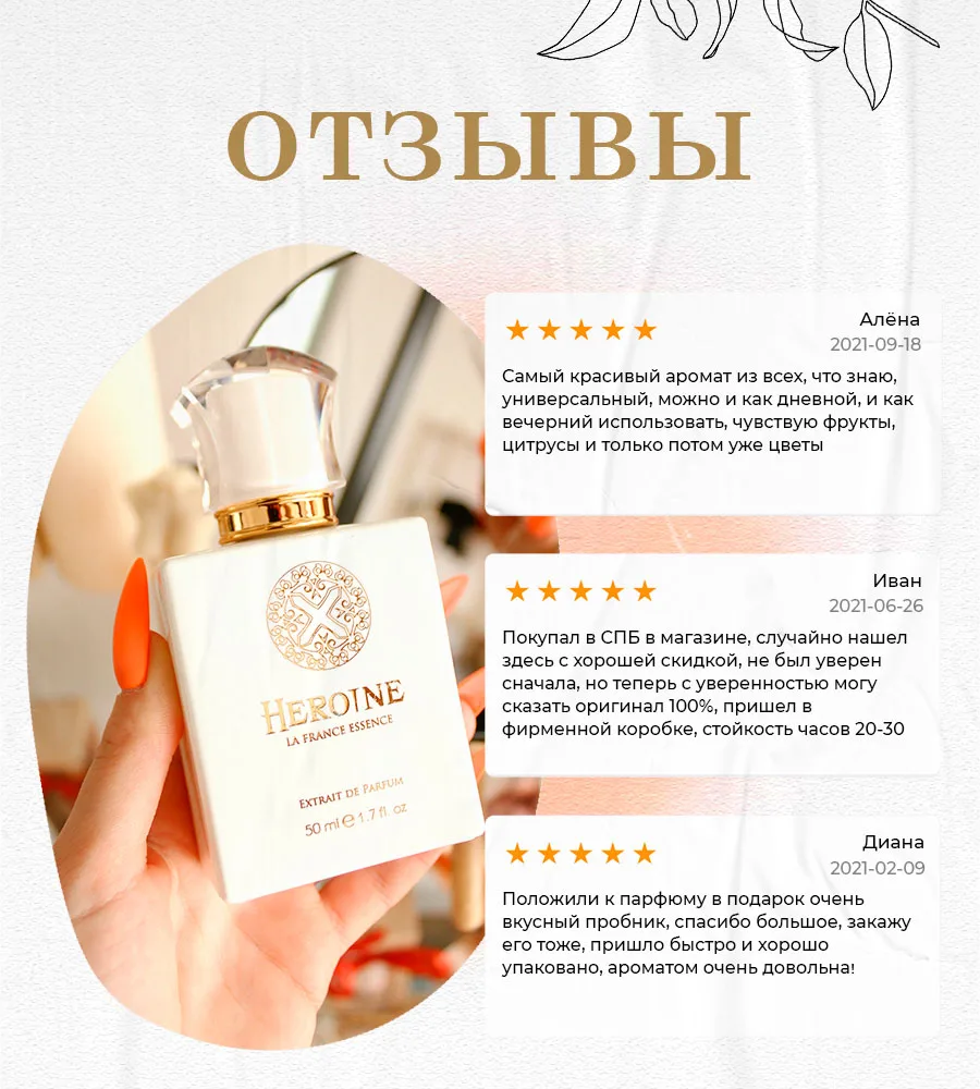 Рисунок 4 - Духи унисекс Heroine White Edi