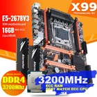 Материнская плата комплект atermiter X99 D4, Ксеон E5 2678 V3 LGA2011-3 Процессор 2 шт.X 8 ГБ = 16 ГБ 2666 МГц
