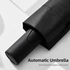 Зонт от солнца складной Женский, автоматический зонтик с защитой от ультрафиолета, от дождя, белый, 6 к