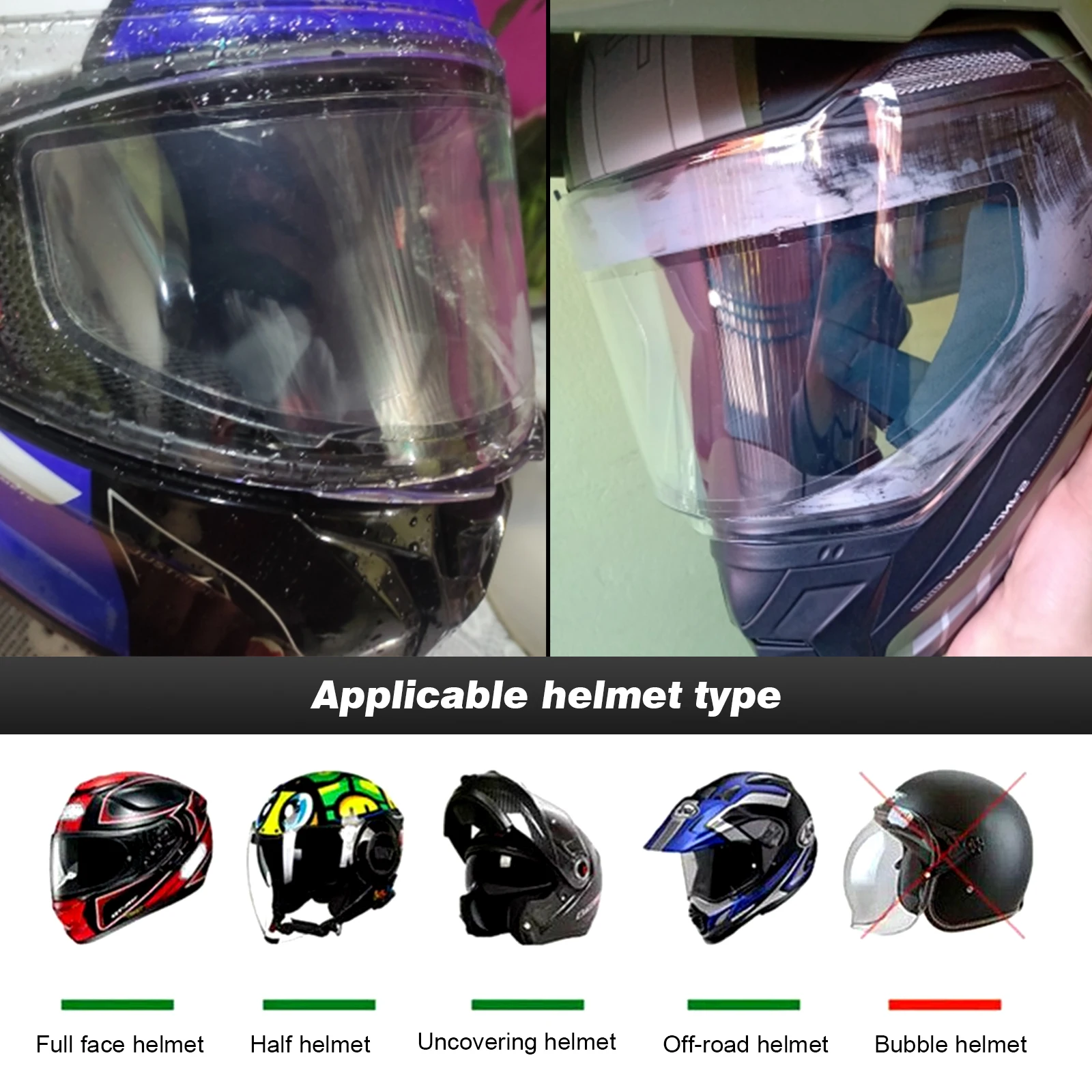 Мотоциклетные шлемы для BELL SHARK GROUP SHOEI ARAI AGV HJC REEVU MARUSHIN противотуманный патч