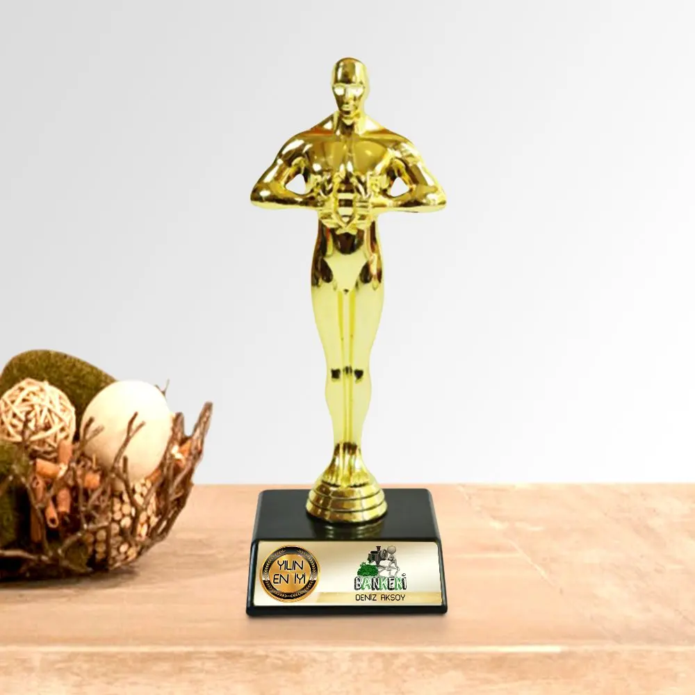 

Персонализированная Лучшая награда банкери Оскар в году