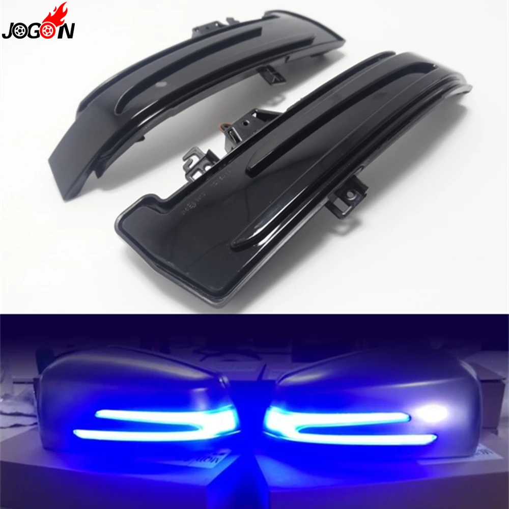 Для Mercedes Benz A B C E S CLA GLA CLS класс W176 W246 W204 W212 X156 светодиодный Динамический указатель поворота зеркальный индикатор последовательный светильник
