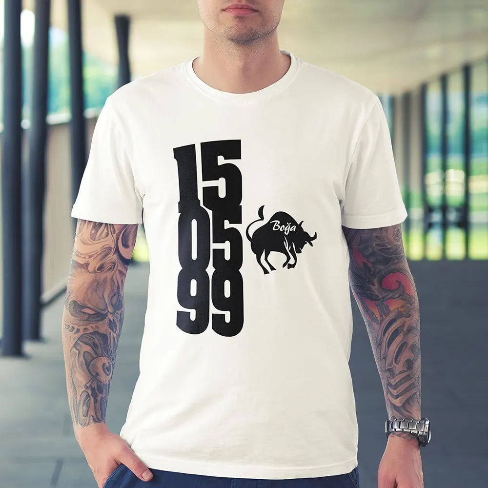 

Персонализированные Зодиака телец дизайн Белый Для Мужчин 'S T-Shirt-1