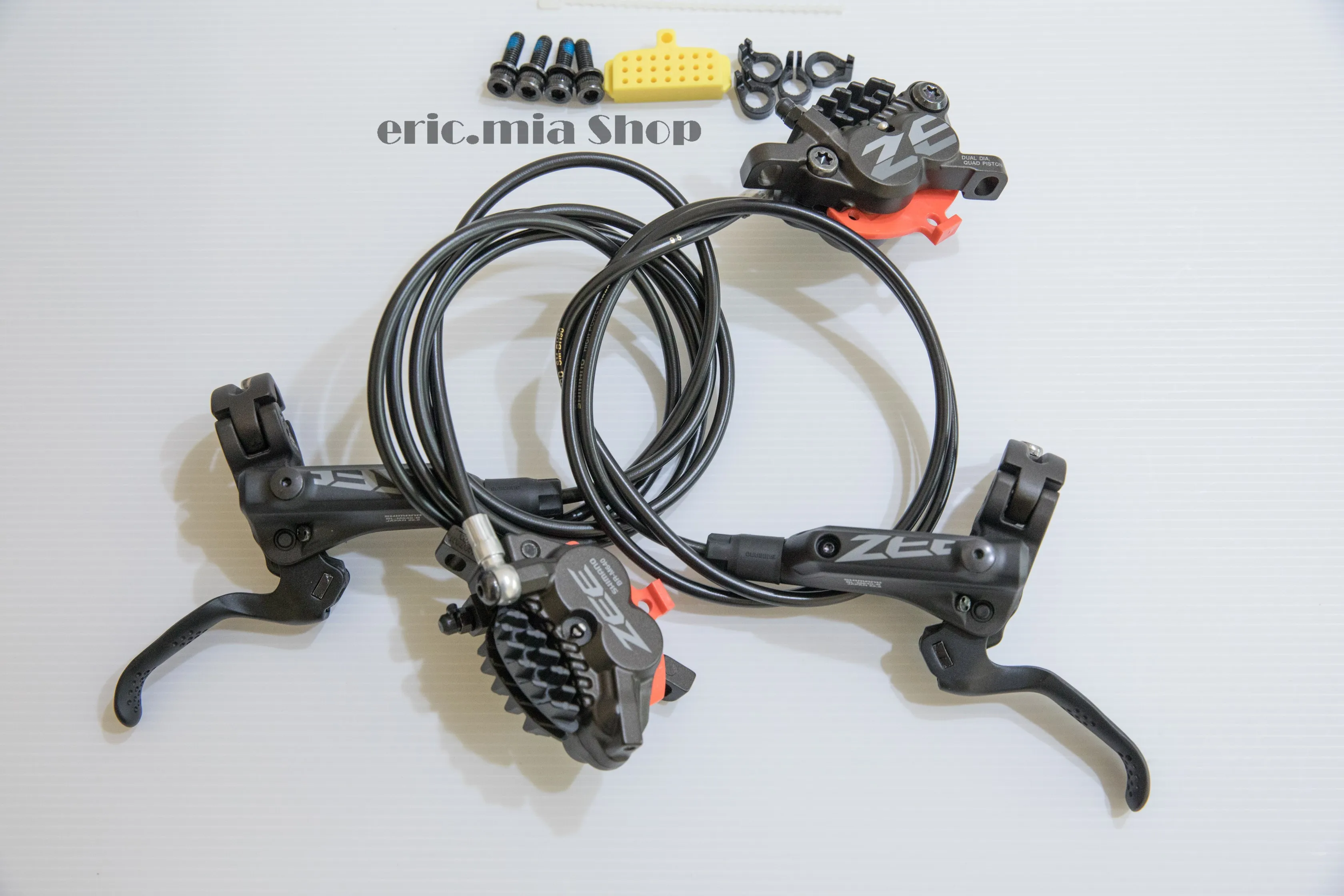 Shimano Zee M640 гидравлические дисковые тормоза 4 Высокое качество поршневой палец MTB Тормозные рычаги пара комплект DH Freeride FR Enduro для всех видов склонов AM тормозной ICE-TECH
