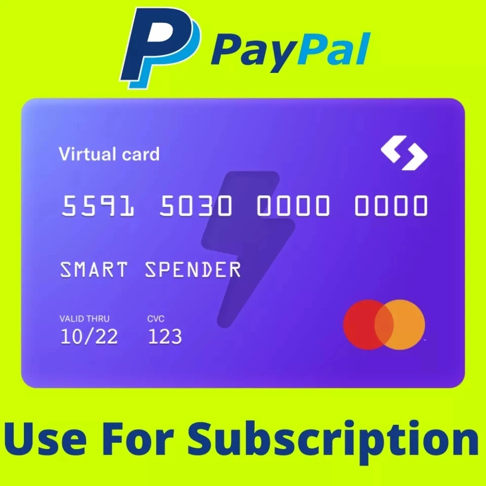 

Create Virtual Credit Card-VCC-prepaid Master * card or Visa-Balance 5 USD