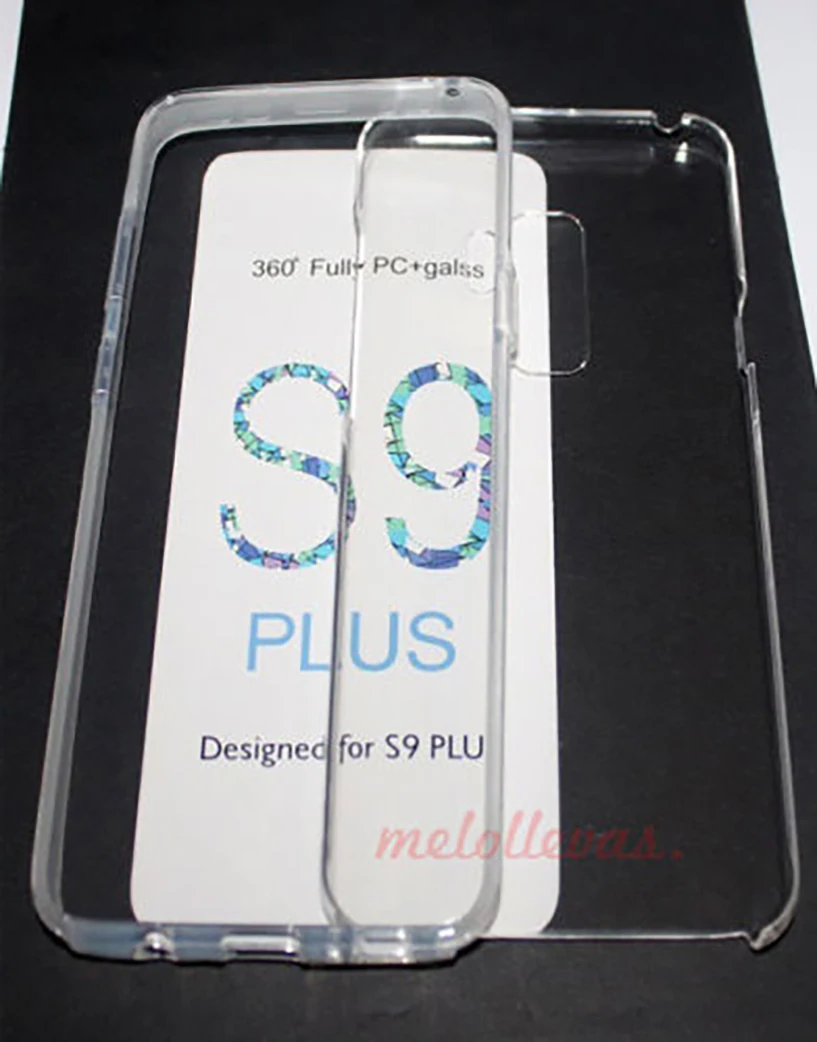 360 ° dual case for SAMSUNG GALAXY S9 PLUS front + back case transparent full protection