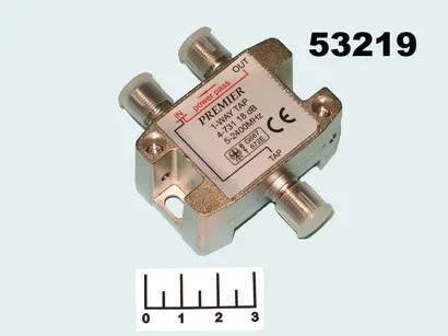 TV Antenna splitter 1WAY 5-2400 MHz 18db pass for satellite Premier 4-731 | Satellite Receiver