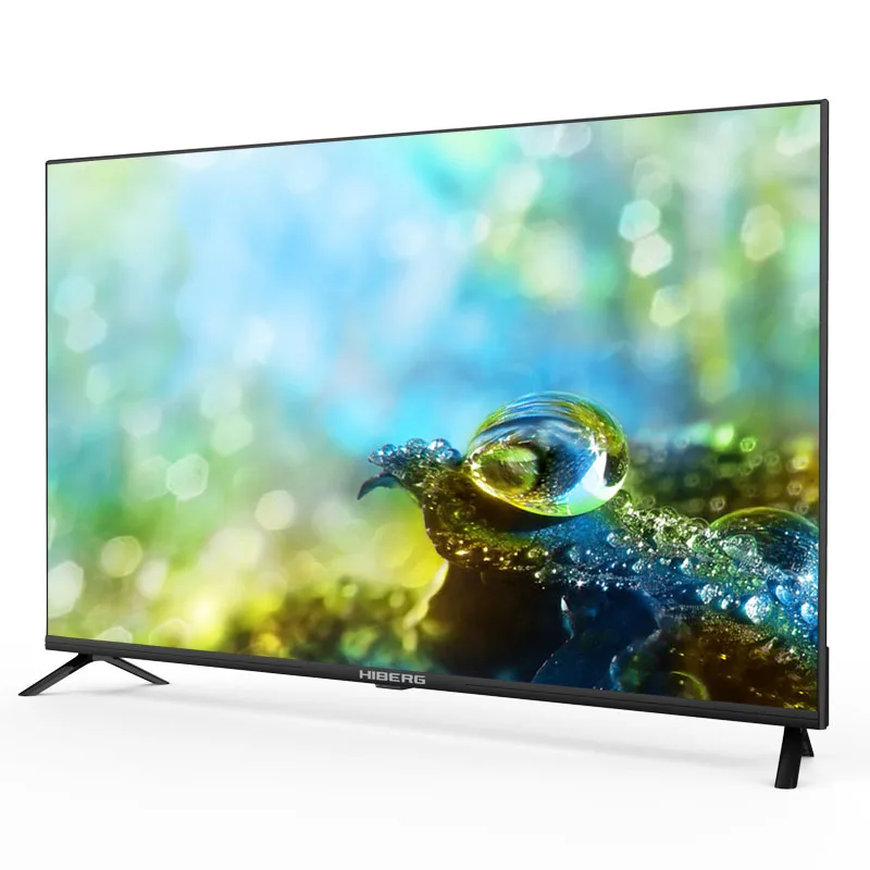 SMART телевизор HIBERG 32 STV-UTSr 82 см диагональ WiFi/LAN DVB-T2 Android 9:0 безрамочный | Электроника