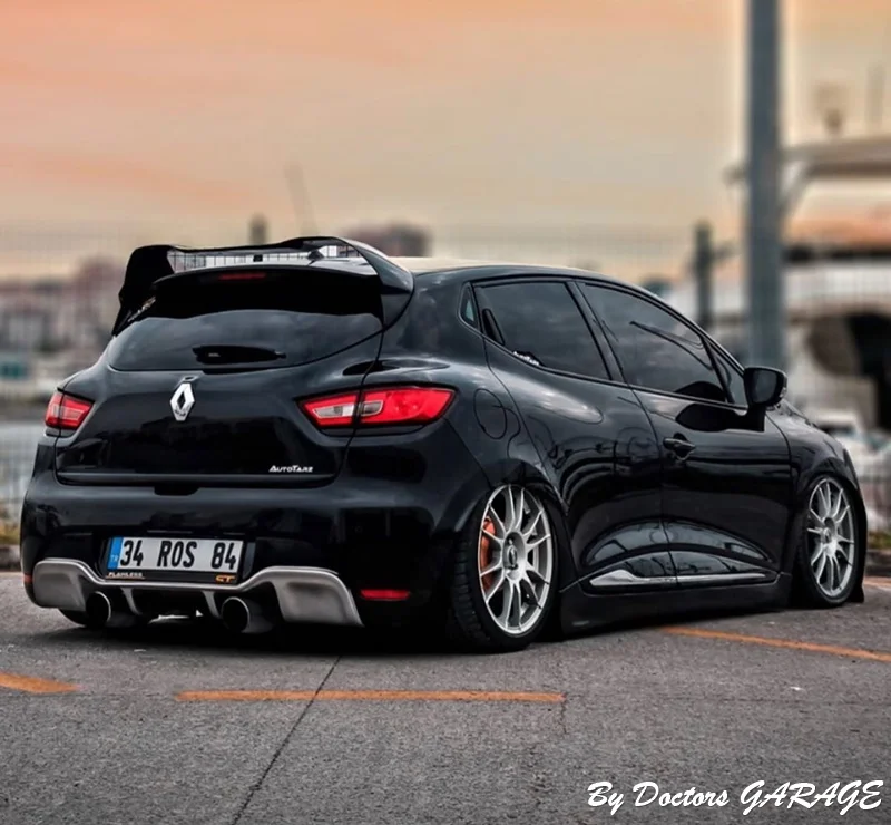 Спойлер для Renault Clio 4 2012 2013 2014 2015 2016 2017 2018 2019 спойлеры из волокна заднее крыло