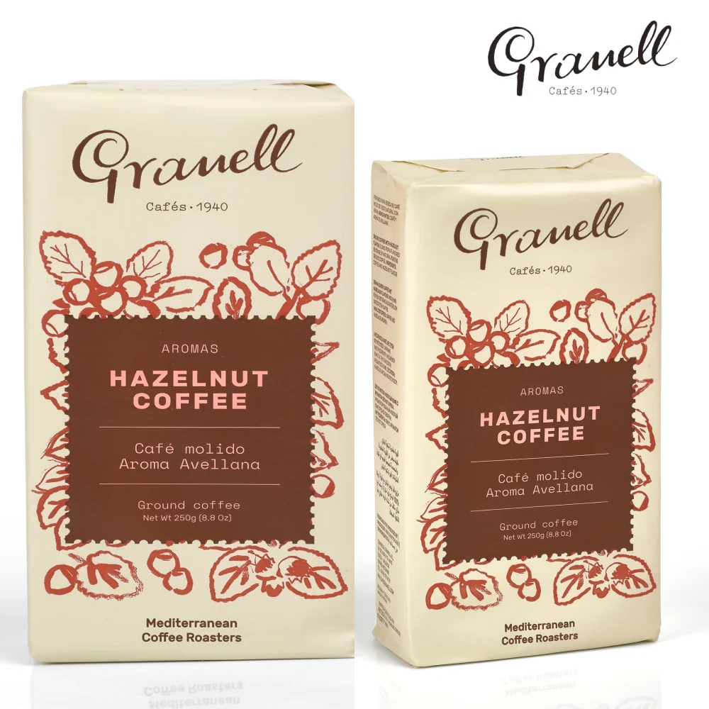 Гранель кофе фундука ароматы молотый 100% Арабика сбалансированный мягкий и при