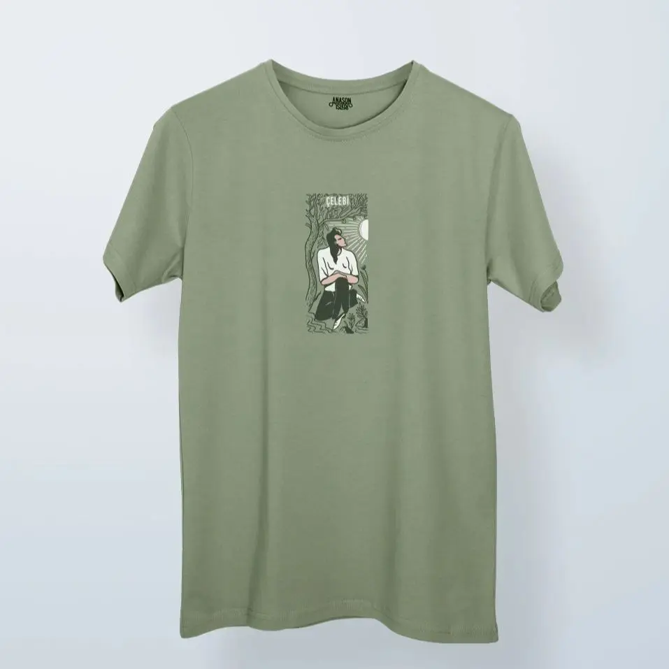

New season men's t-shirt 100% cotton round collar normal mold bike collar printed standard size high quality natural T-shirts