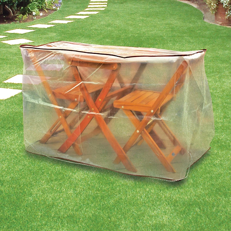 Защитный чехол для уличной мебели 120x75 h:80 для стола и 2 стульев, простой в использовании HOMAKS, Сделано в Турции