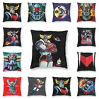 Наволочка Goldorak для дивана, домашний декор, квадратная наволочка в виде НЛО с роботом, офисные декоративные наволочки 45x45