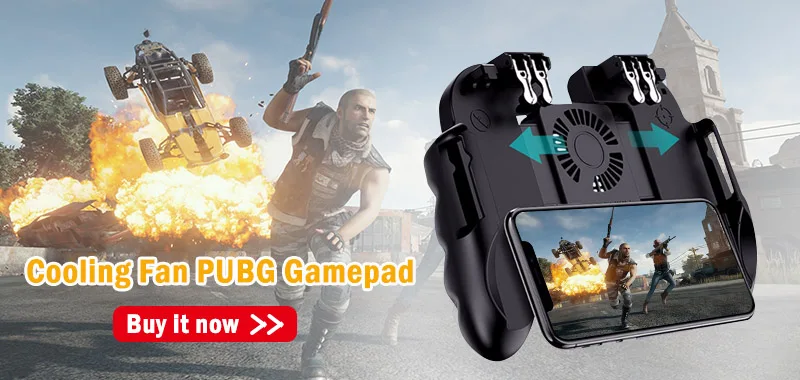 Игровой контроллер K21 PUBG, джойстик, металлическая кнопка пуска, кнопка для стрельбы, противопожарная ручка, геймпад для iPhone, Android, мобильного телефона