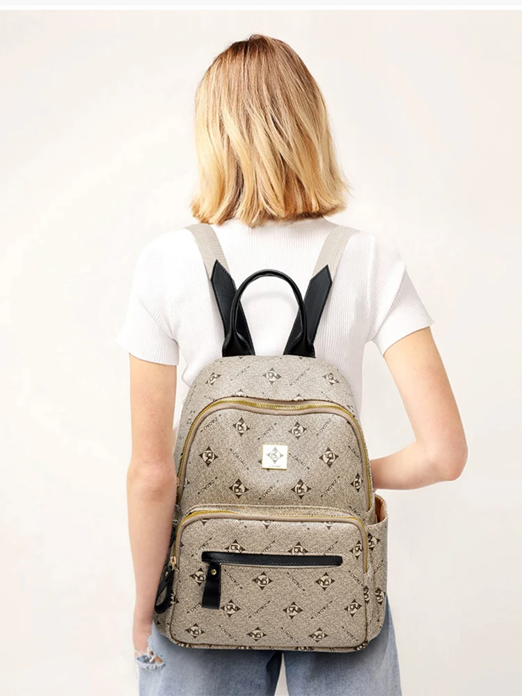 Женский винтажный рюкзак с надписью Mädchen Rosa|Женские рюкзаки| |