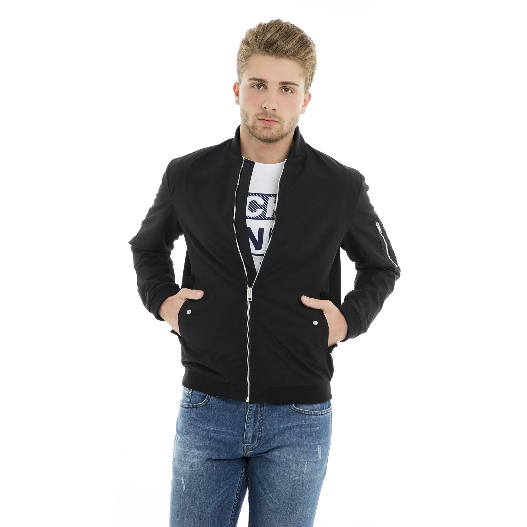 Мужская куртка бомбер Jack & Jones Essentials Jjedesert пальто Noos 12147376|Мужские куртки| |