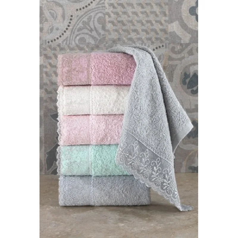 

Lace 100% Cotton 5-Piece Hand Towel